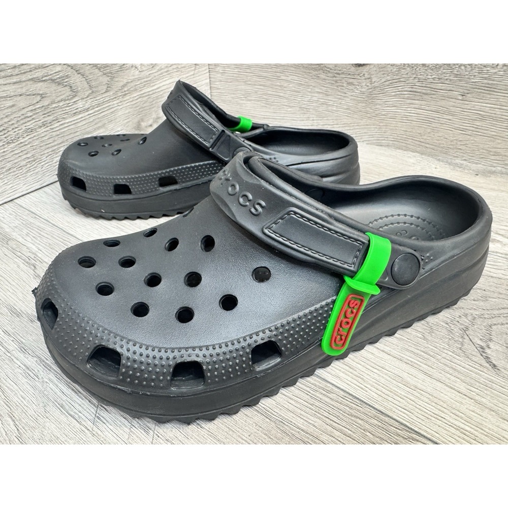 Crocs Slip On Comfort Ralen Clog Black Men's Size 8 Women's Size 10 EU41 Slides